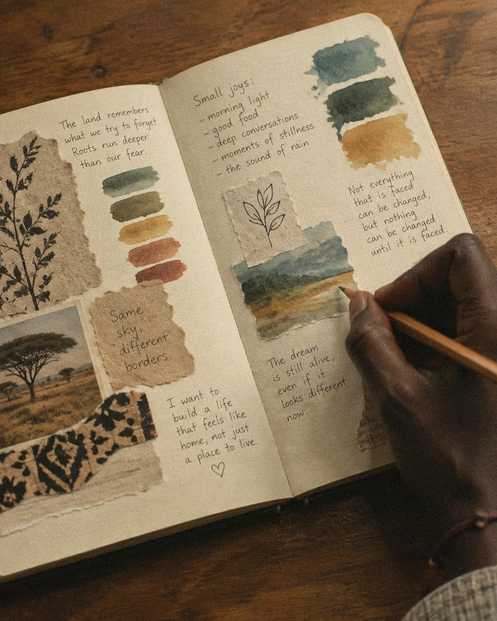 Creative Journaling — Write, collect, draw and layer at your own pace.